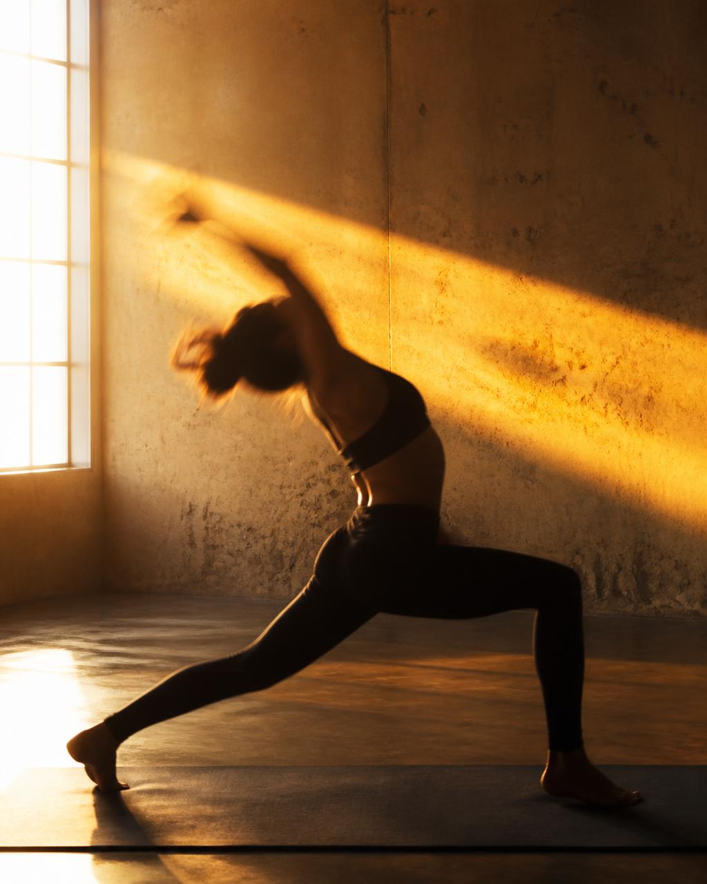 A flowing vinyasa sequence
